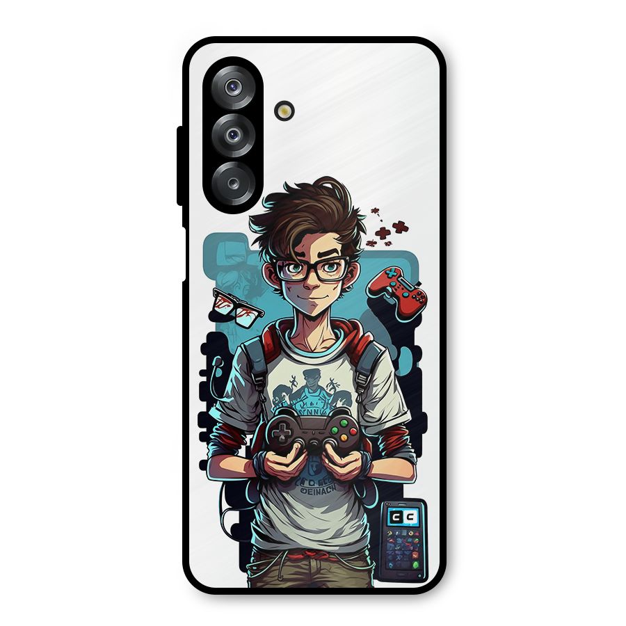 Cool Gamer Guy Metal Back Case for Galaxy A26