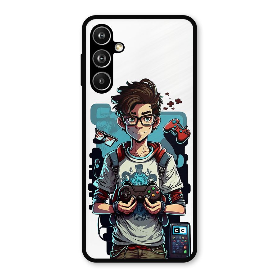 Cool Gamer Guy Metal Back Case for Galaxy F54