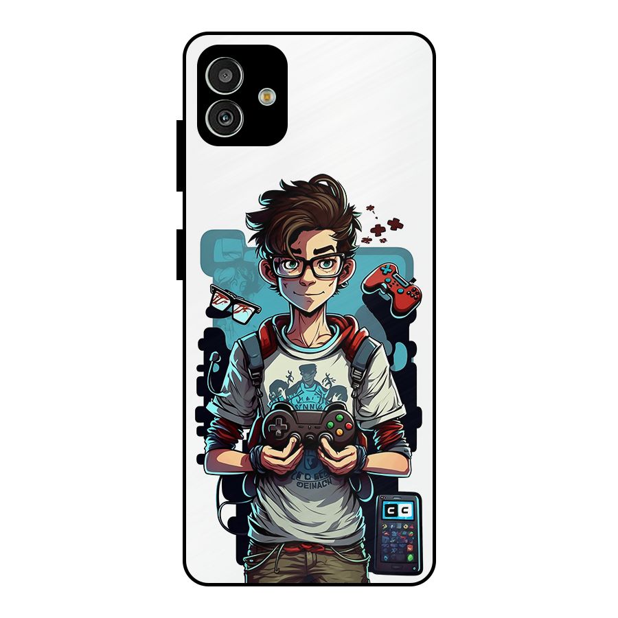 Cool Gamer Guy Metal Back Case for Galaxy M13 5G
