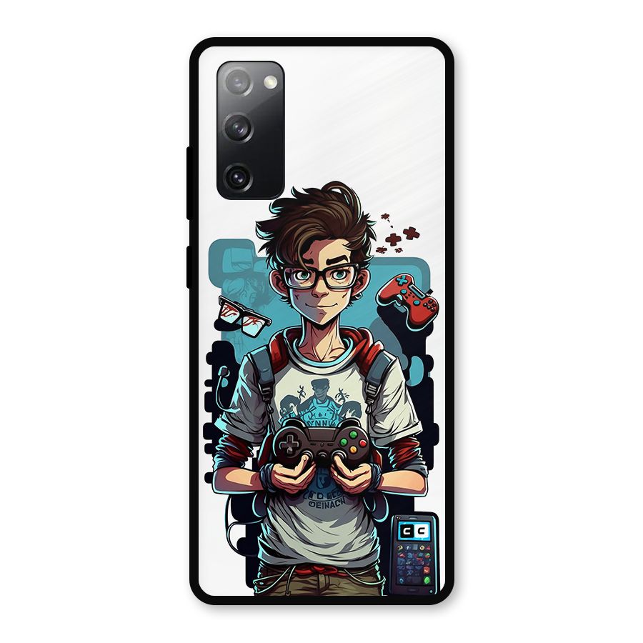 Cool Gamer Guy Metal Back Case for Galaxy S20 FE 5G