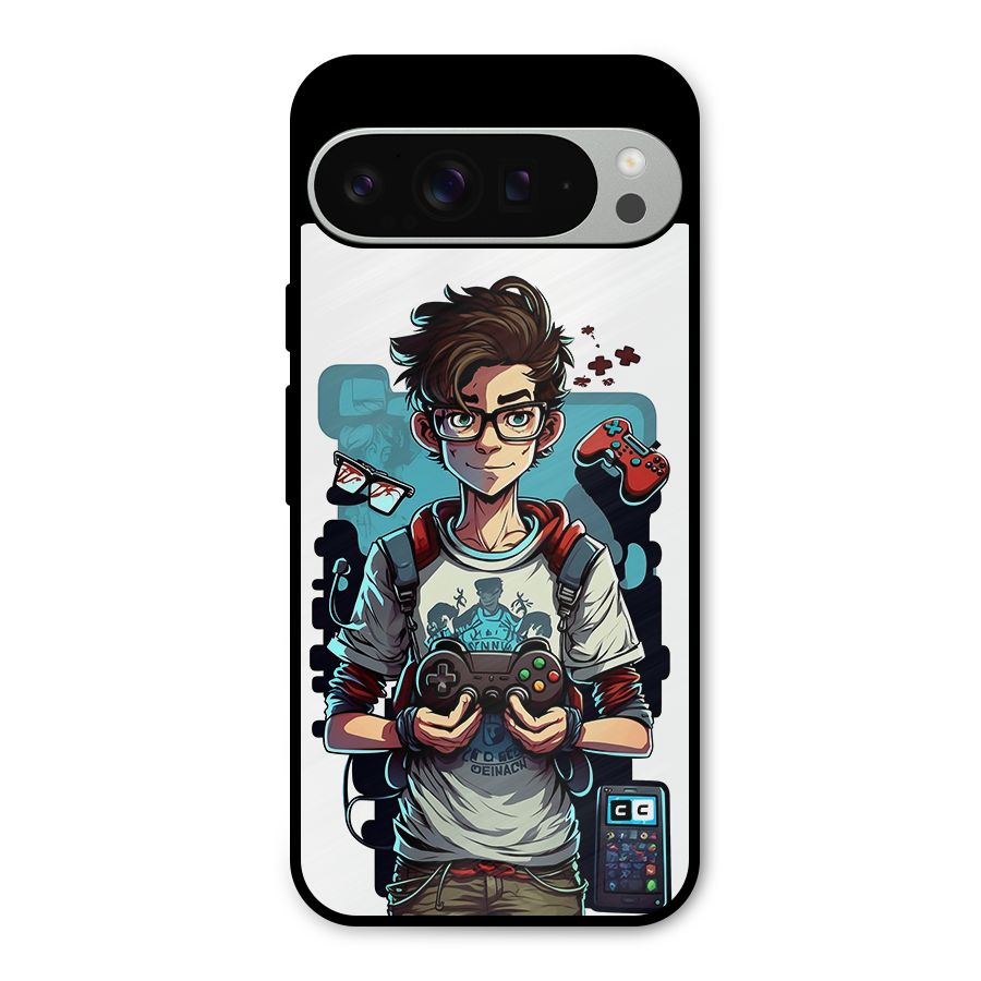 Cool Gamer Guy Metal Back Case for Google Pixel 9 Pro XL
