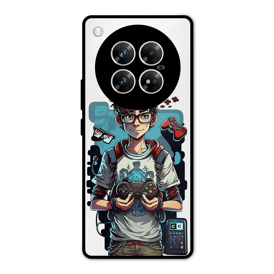 Cool Gamer Guy Metal Back Case for Infinix Zero 40 5G