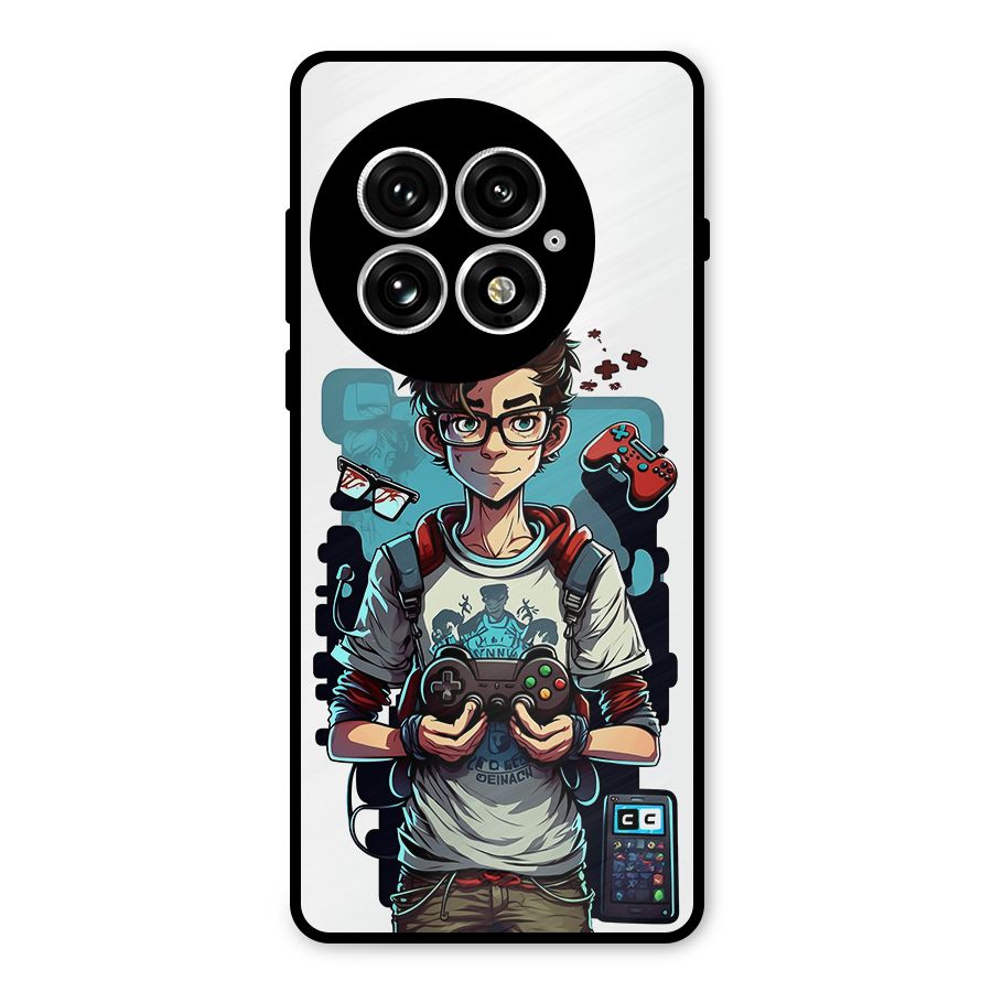 Cool Gamer Guy Metal Back Case for OnePlus 13