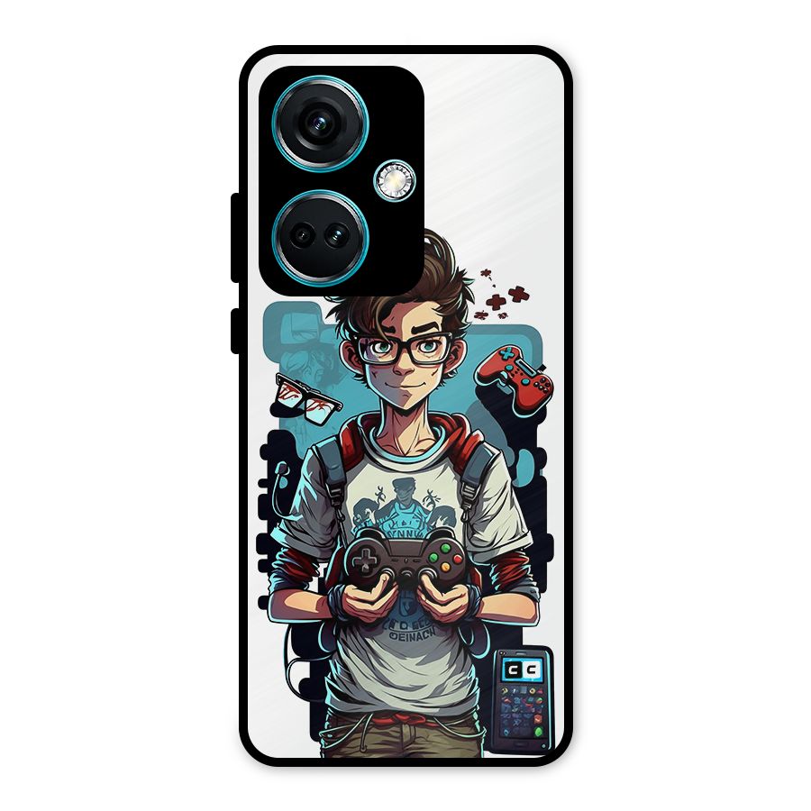 Cool Gamer Guy Metal Back Case for OnePlus Nord CE 3 5G
