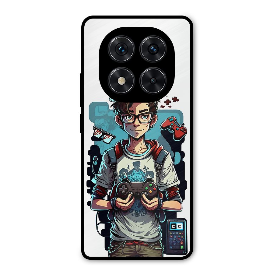 Cool Gamer Guy Metal Back Case for Poco X7