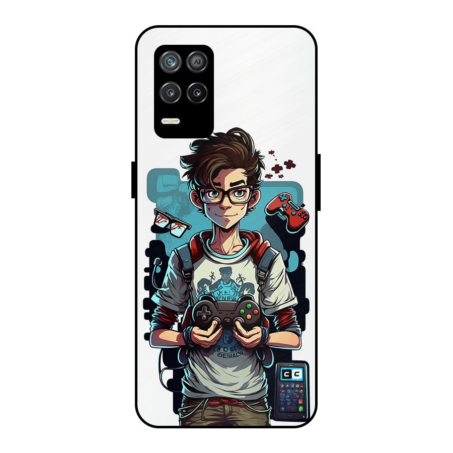 Cool Gamer Guy Metal Back Case for Realme 9 5G