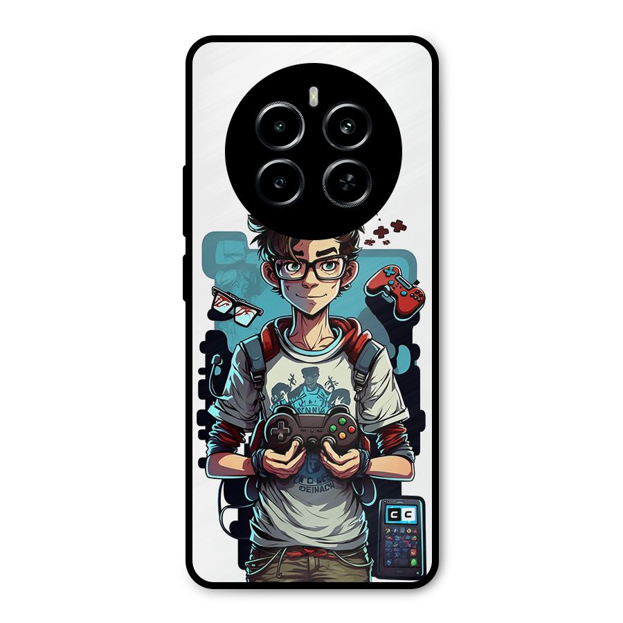 Cool Gamer Guy Metal Back Case for Realme P1