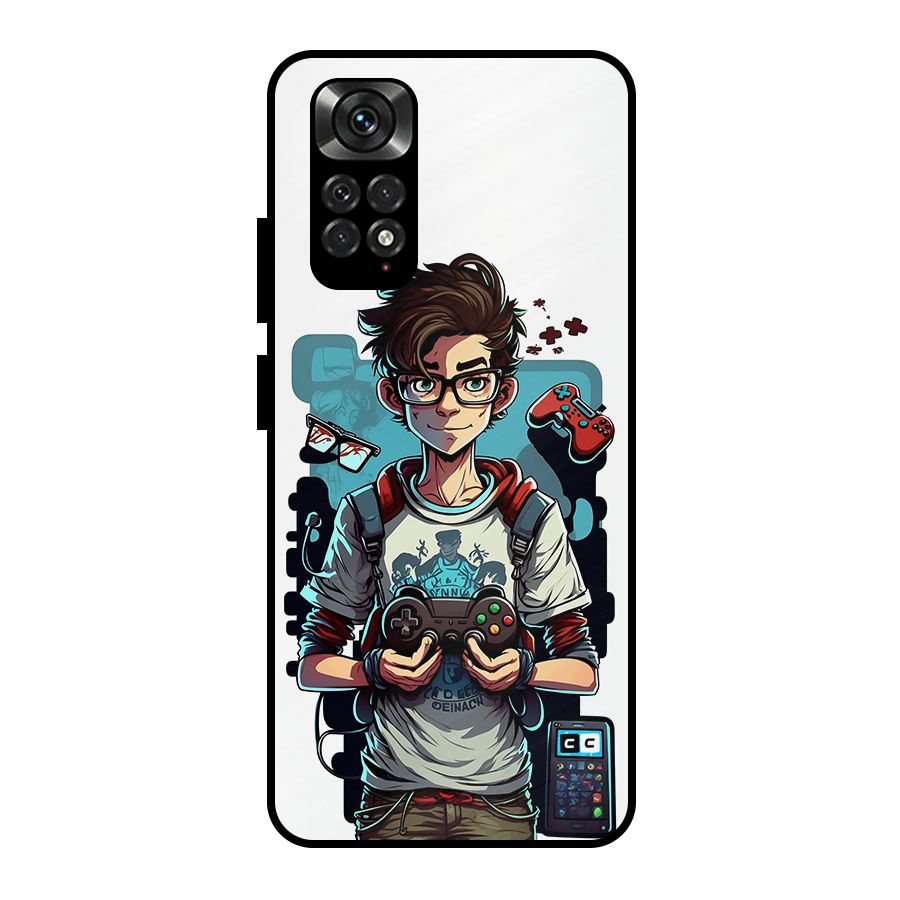Cool Gamer Guy Metal Back Case for Redmi Note 11 Pro Plus 5G