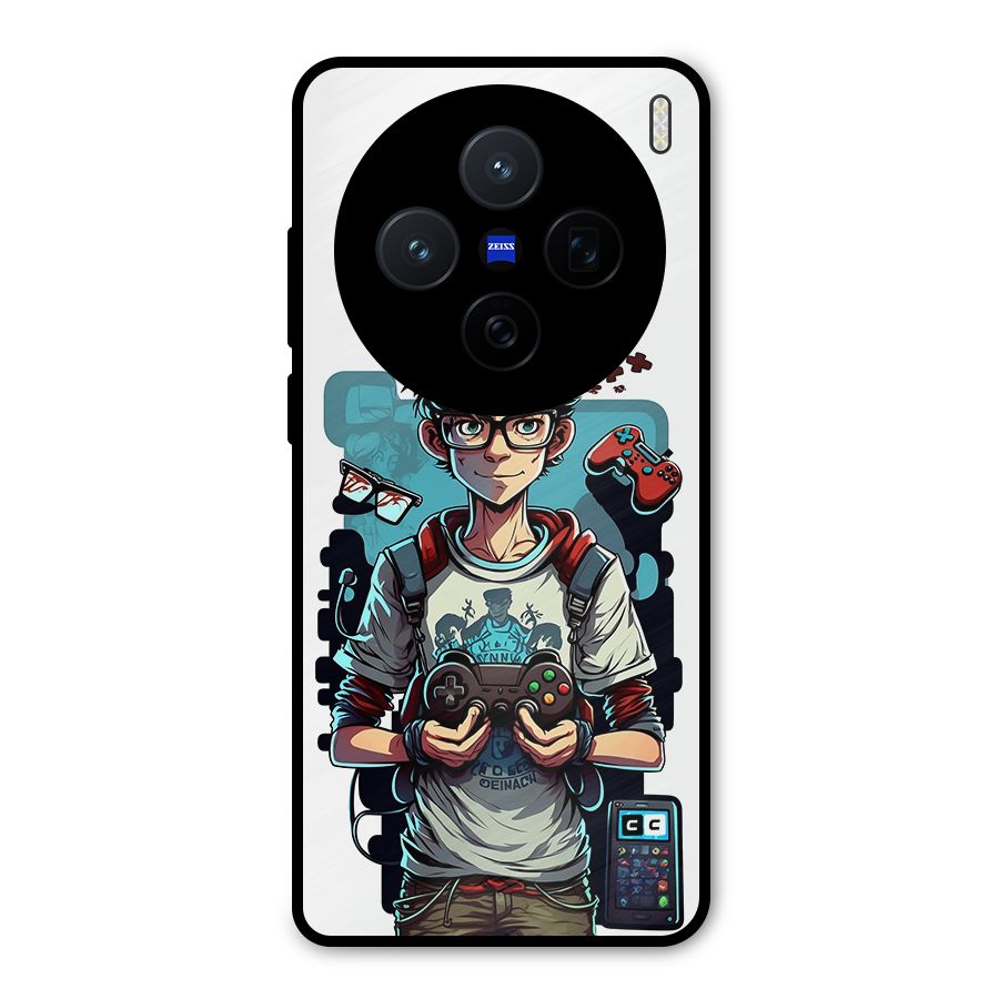 Cool Gamer Guy Metal Back Case for Vivo X200