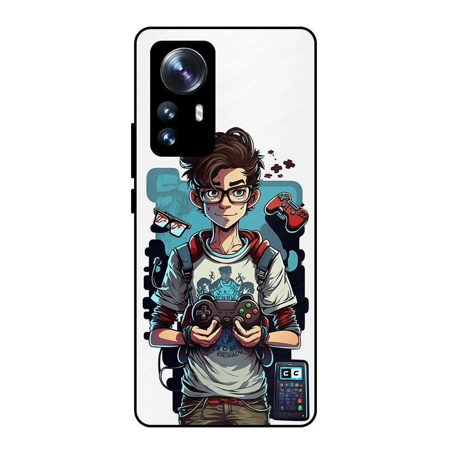 Cool Gamer Guy Metal Back Case for Xiaomi 12 Pro