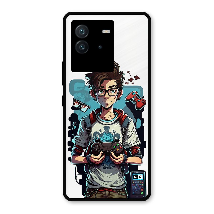Cool Gamer Guy Metal Back Case for iQOO Neo 6 5G