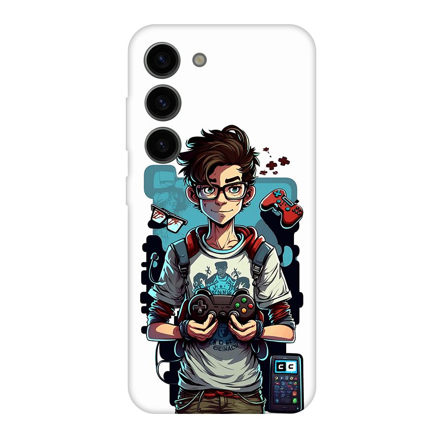 Cool Gamer Guy Original Polycarbonate Back Case for Galaxy S23
