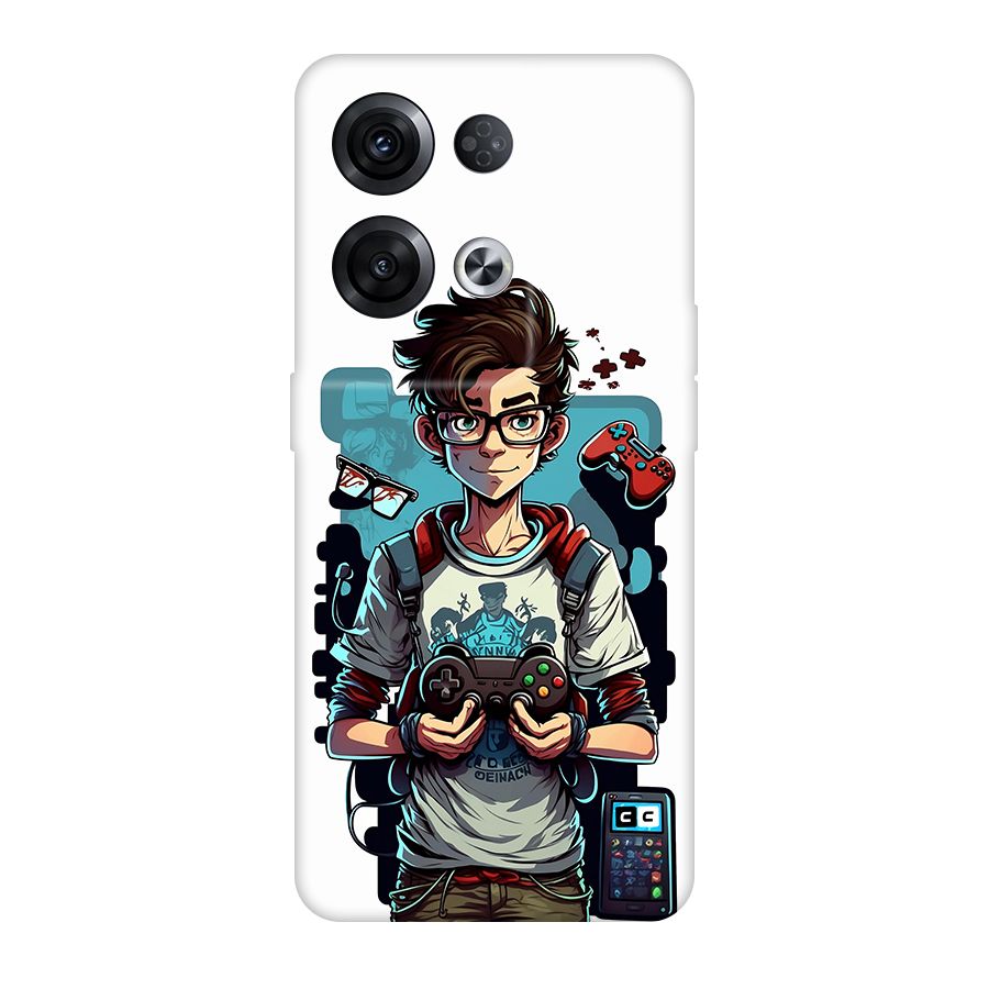 Cool Gamer Guy Original Polycarbonate Back Case for Oppo Reno8 Pro 5G