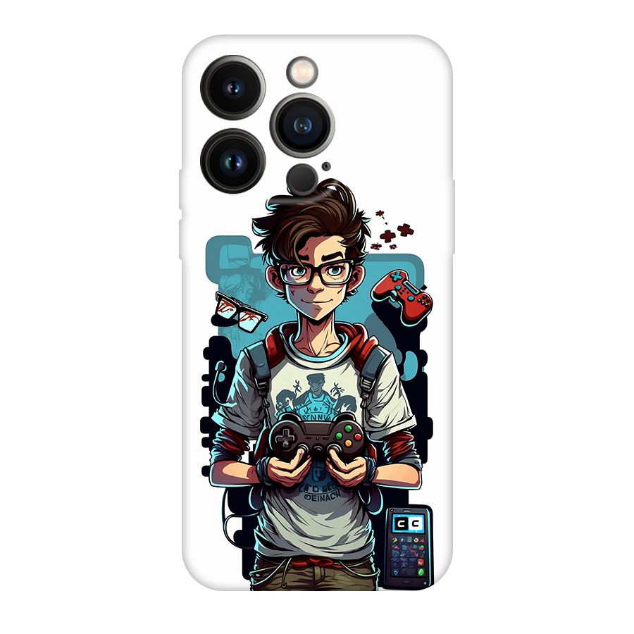 Cool Gamer Guy Original Polycarbonate Back Case for iPhone 14 Pro