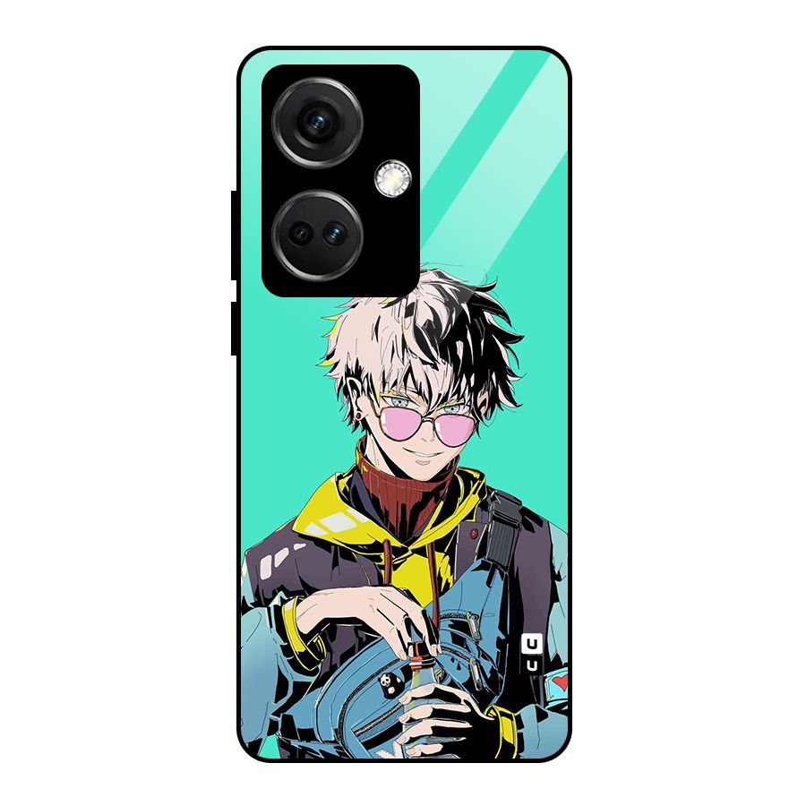 Cool Gojo Glass Back Case for OnePlus Nord CE 3 5G