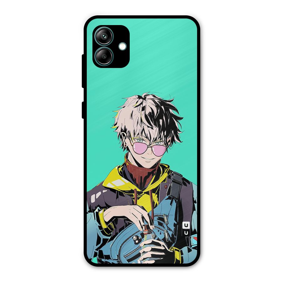Cool Gojo Metal Back Case for Galaxy A04