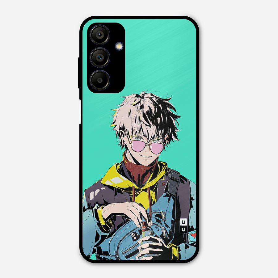 Cool Gojo Metal Back Case for Galaxy A15 5G