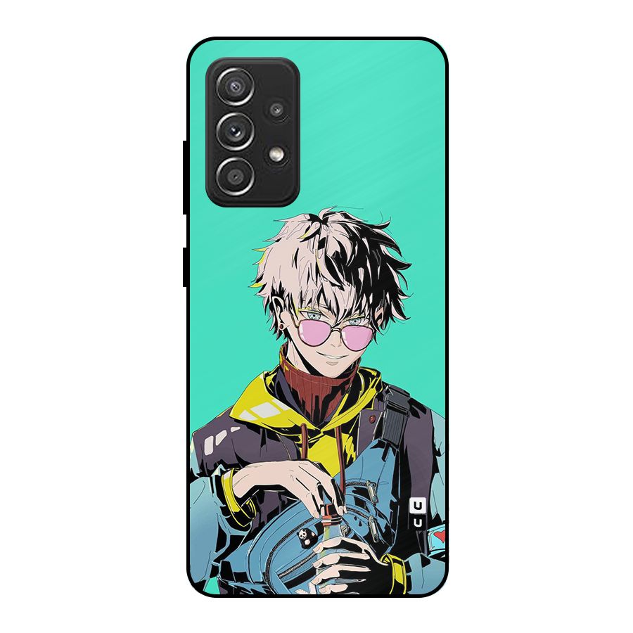 Cool Gojo Metal Back Case for Galaxy A52s 5G