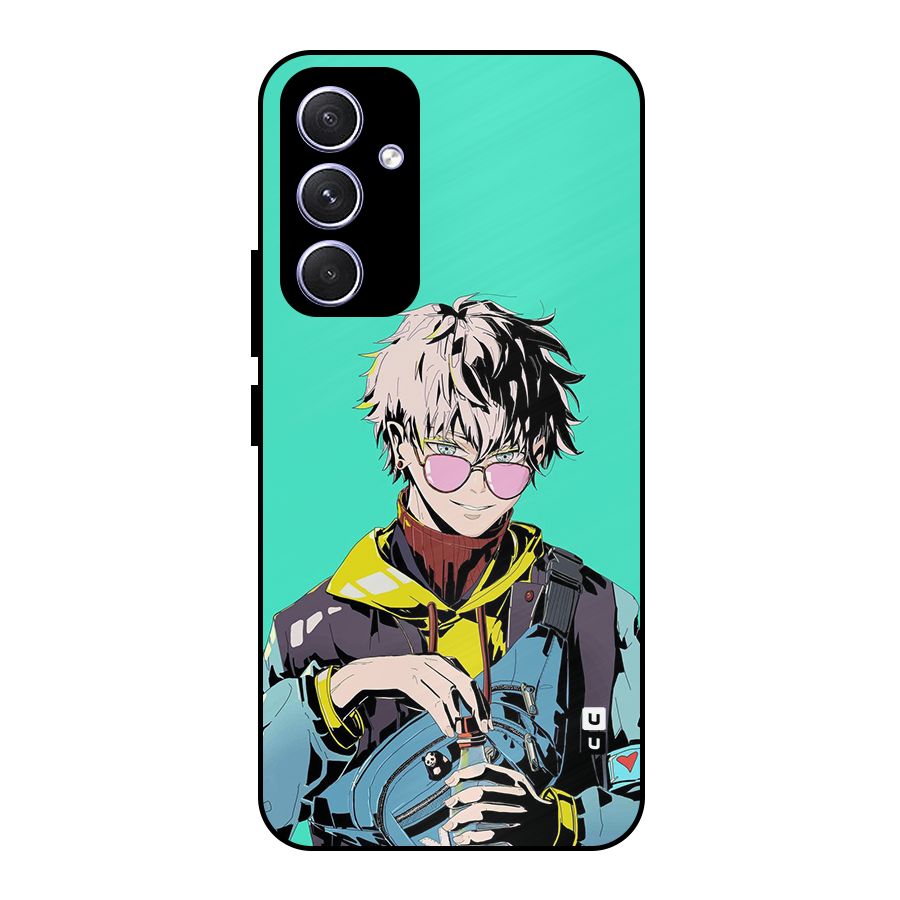 Cool Gojo Metal Back Case for Galaxy A54