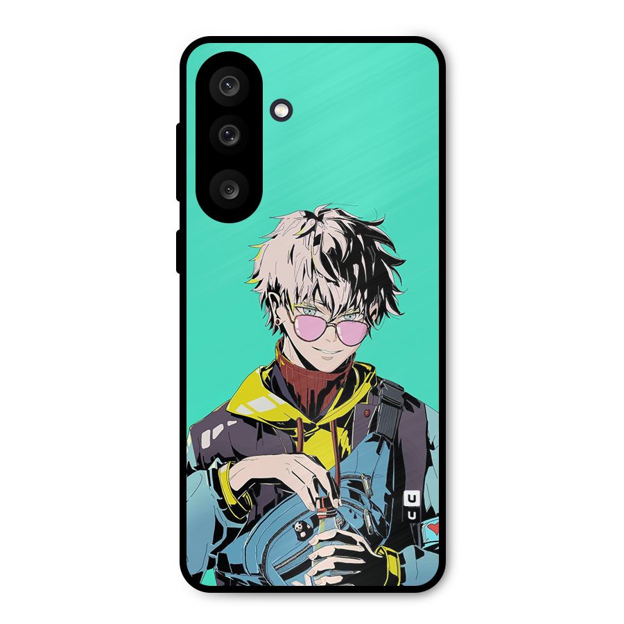 Cool Gojo Metal Back Case for Galaxy F56