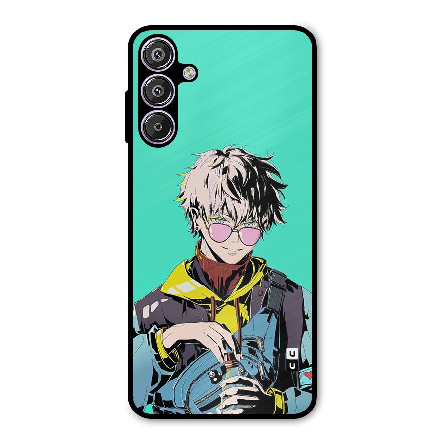 Cool Gojo Metal Back Case for Galaxy M15