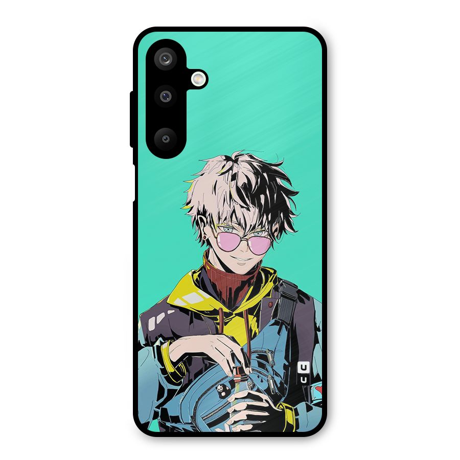 Cool Gojo Metal Back Case for Galaxy M16