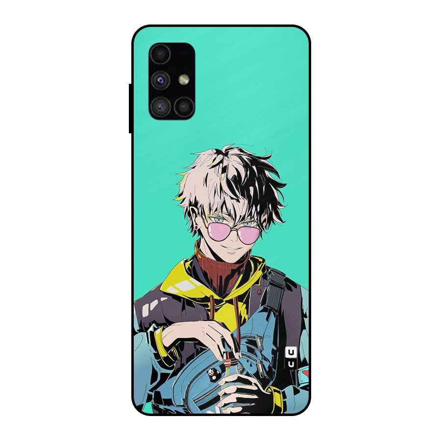 Cool Gojo Metal Back Case for Galaxy M51