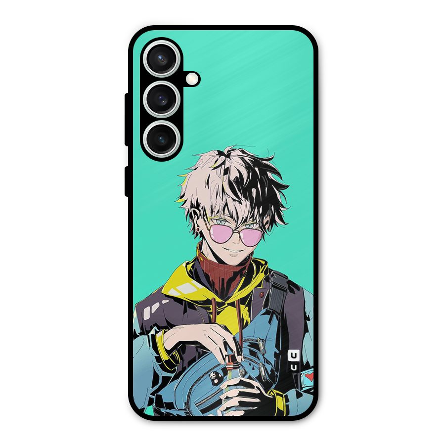 Cool Gojo Metal Back Case for Galaxy S23 FE