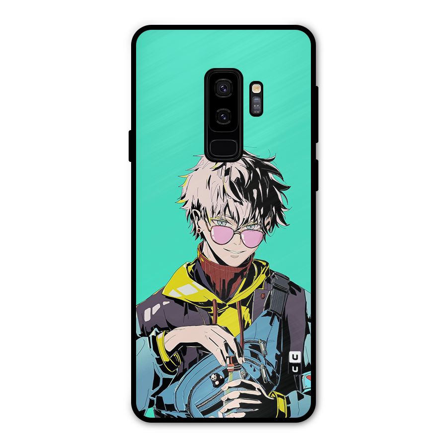 Cool Gojo Metal Back Case for Galaxy S9 Plus