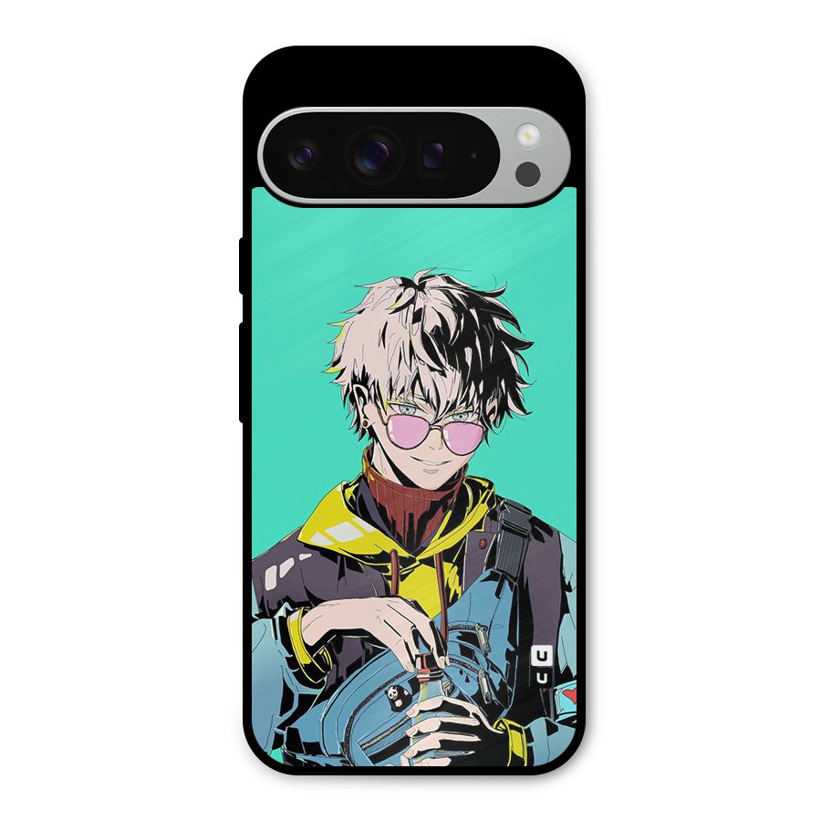 Cool Gojo Metal Back Case for Google Pixel 9 Pro XL