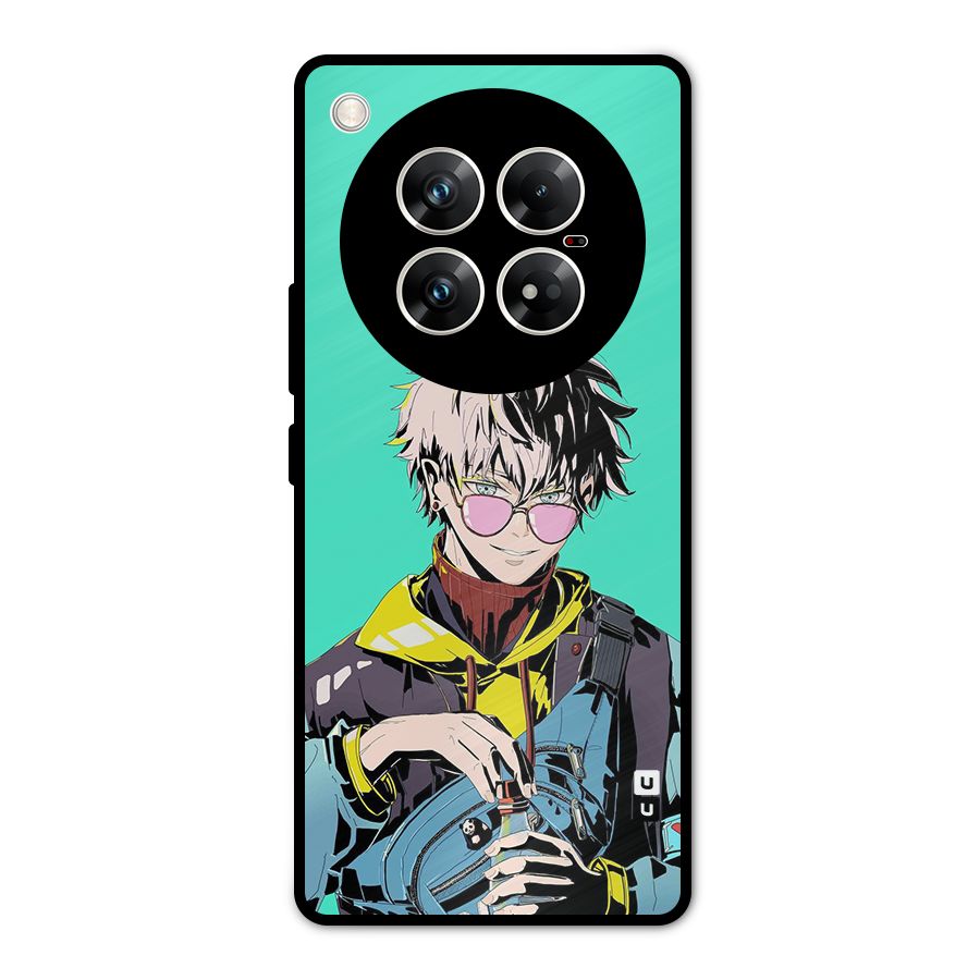 Cool Gojo Metal Back Case for Infinix Zero 40 5G