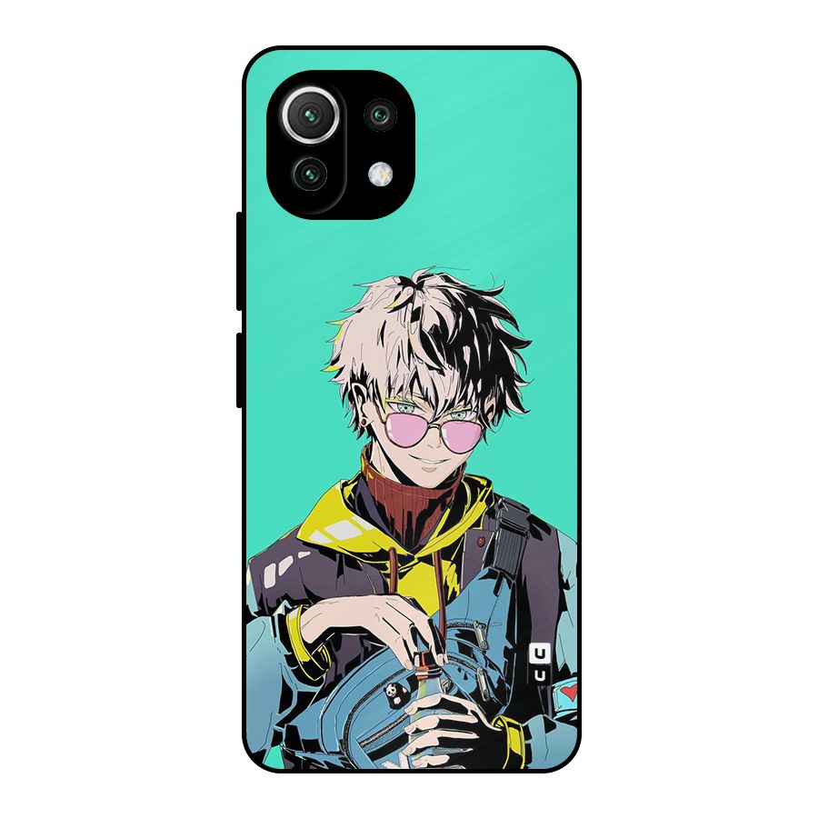 Cool Gojo Metal Back Case for Mi 11 Lite NE 5G