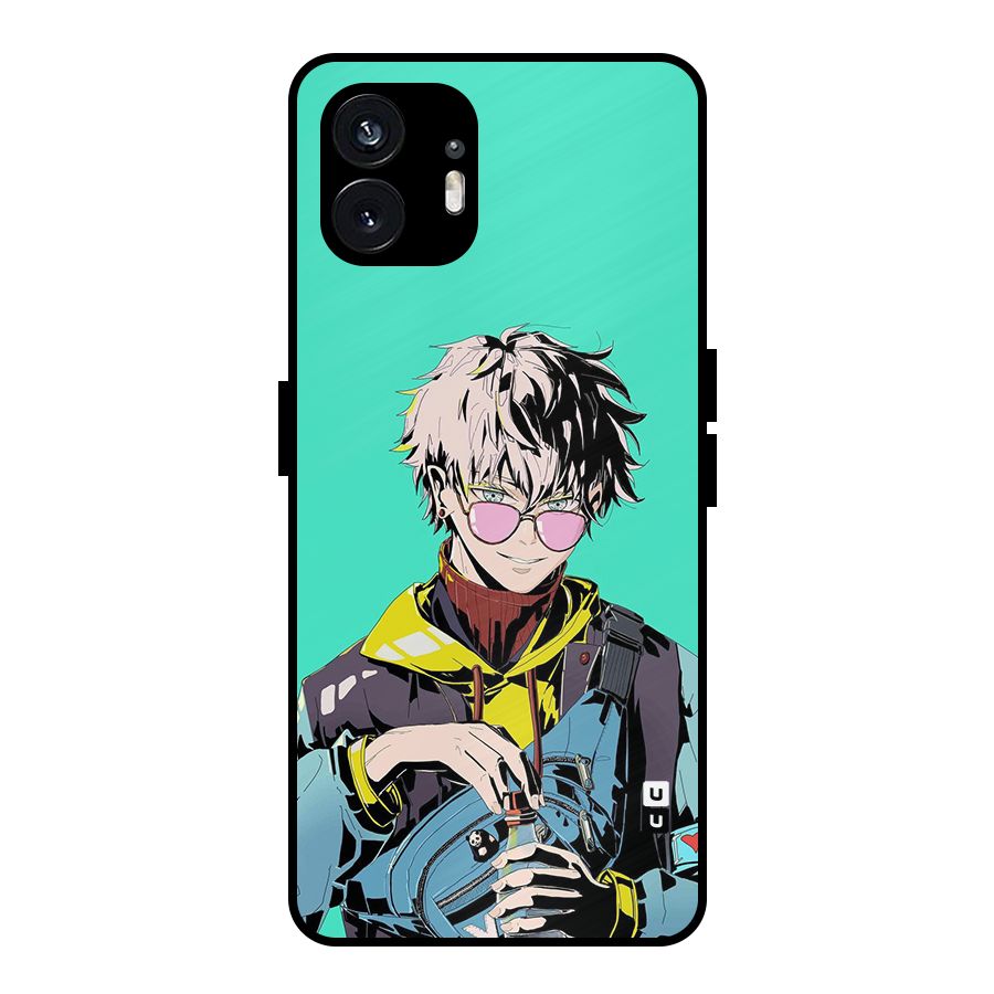 Cool Gojo Metal Back Case for Nothing Phone 2