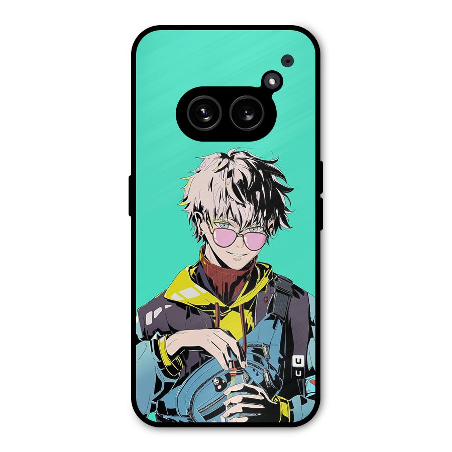 Cool Gojo Metal Back Case for Nothing Phone 2a Plus