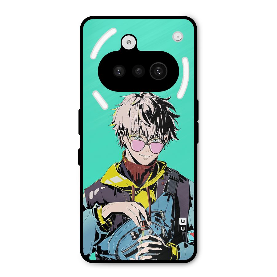 Cool Gojo Metal Back Case for Nothing Phone 3a