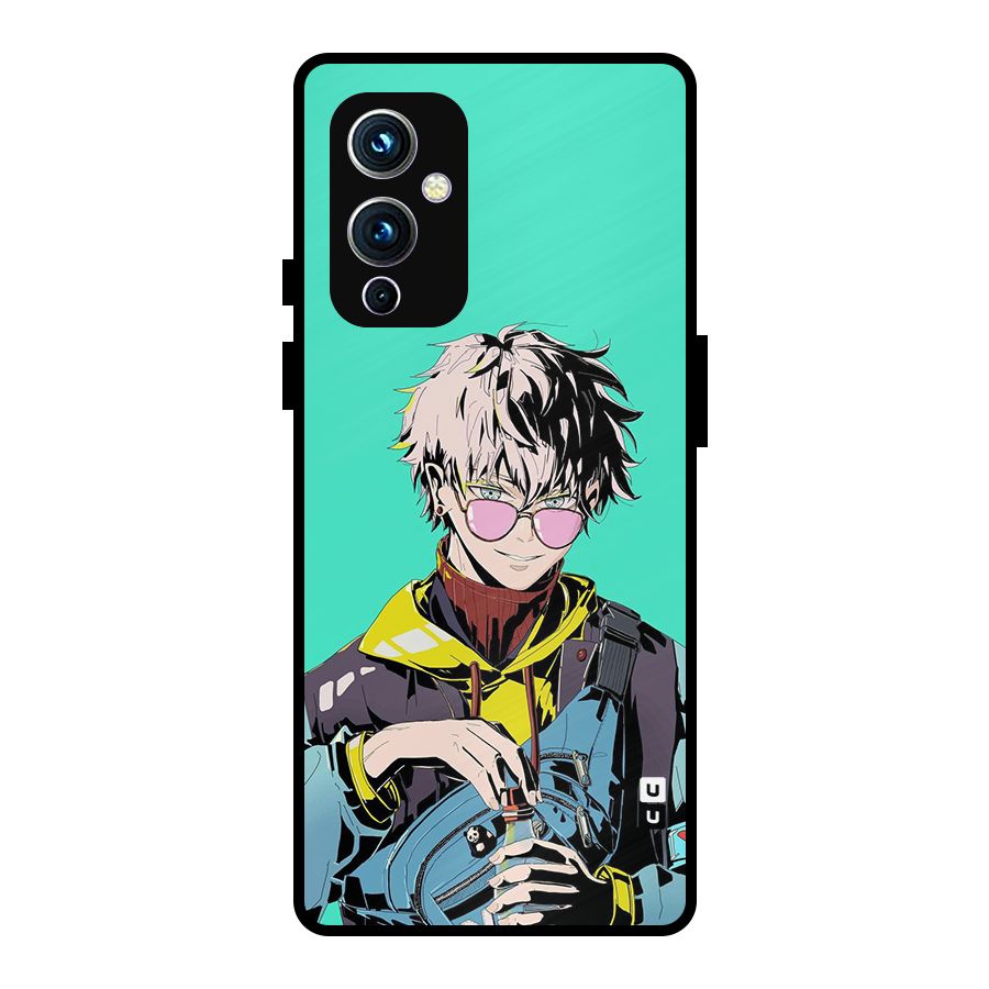 Cool Gojo Metal Back Case for OnePlus 9