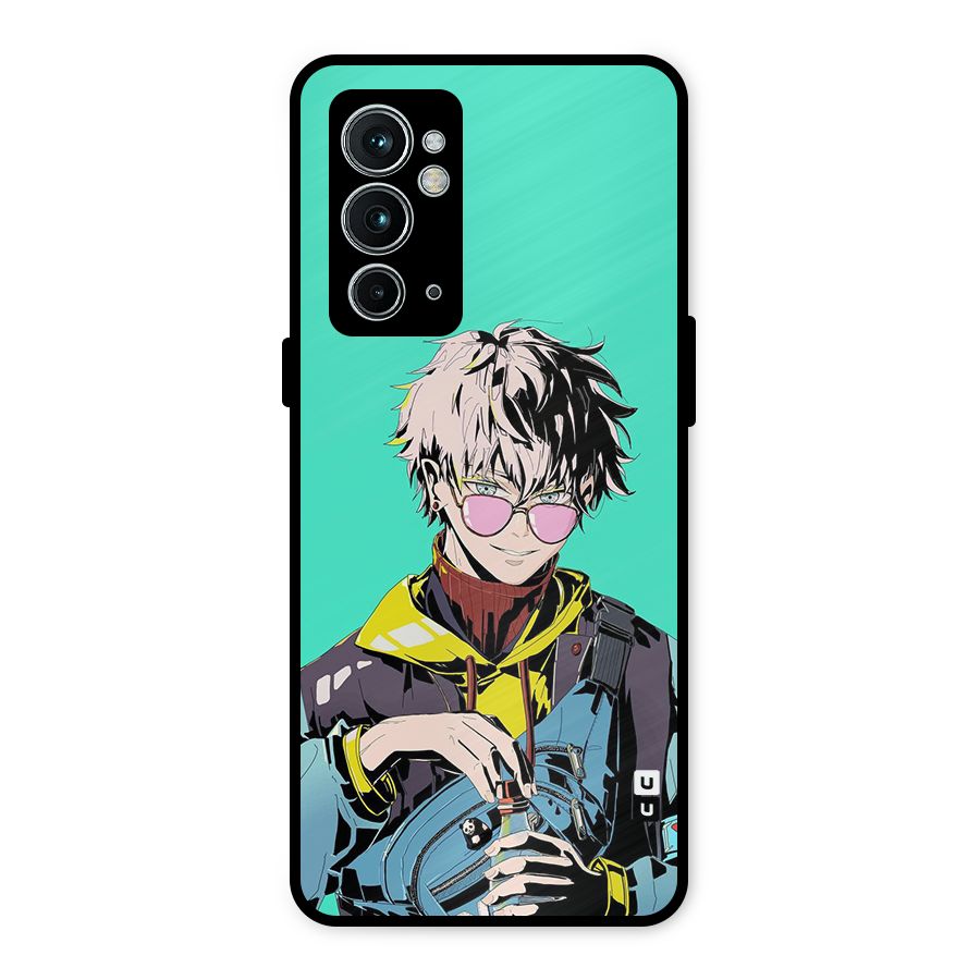 Cool Gojo Metal Back Case for OnePlus 9RT 5G