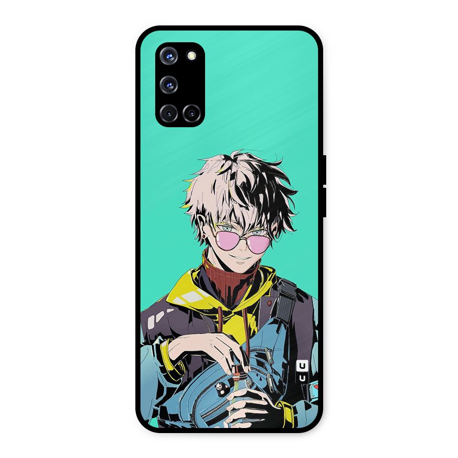 Cool Gojo Metal Back Case for Oppo A52