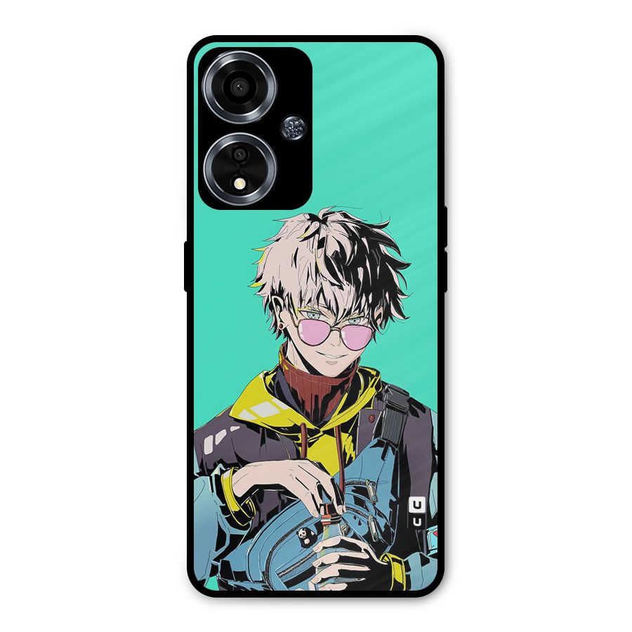 Cool Gojo Metal Back Case for Oppo A59