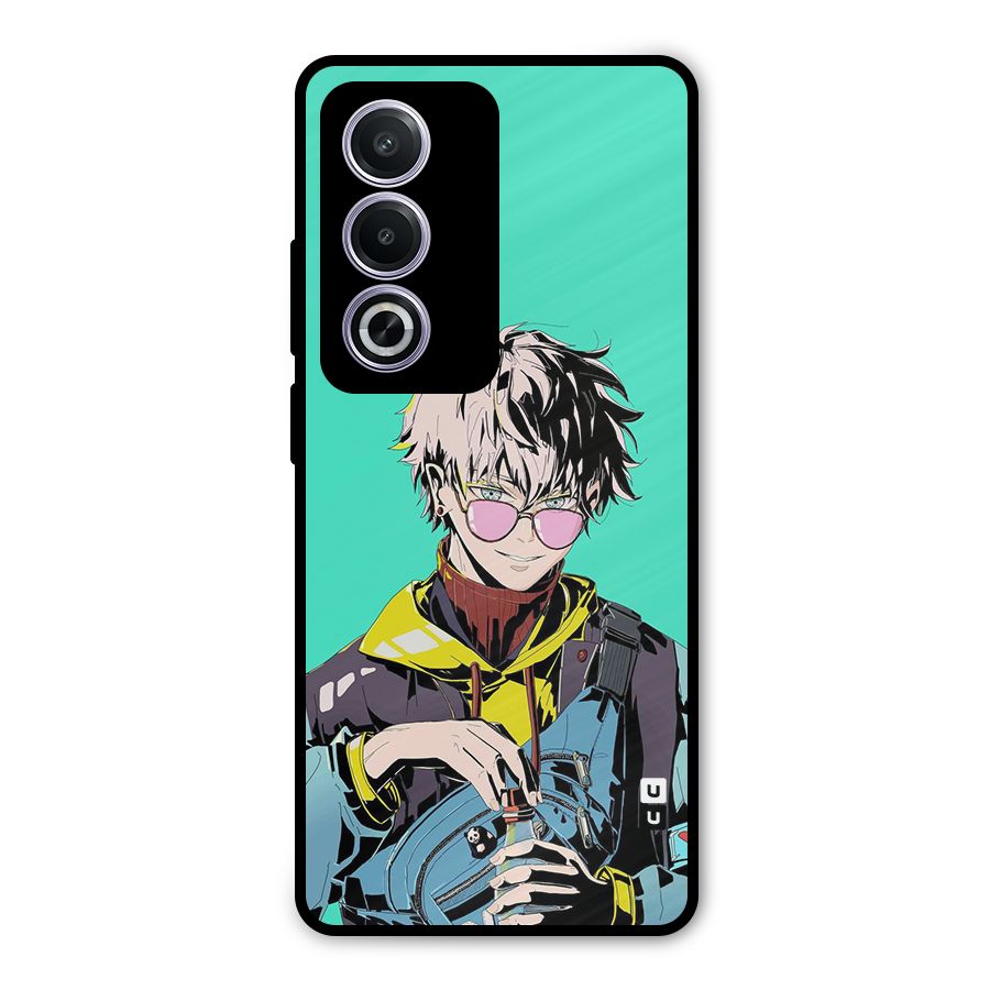 Cool Gojo Metal Back Case for Oppo K12x