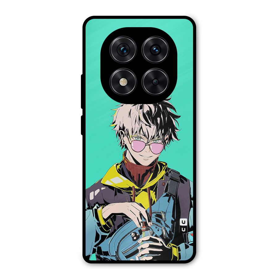 Cool Gojo Metal Back Case for Poco X7