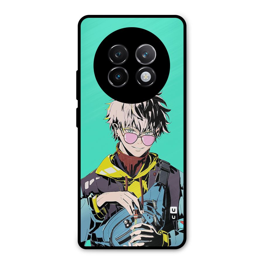 Cool Gojo Metal Back Case for Realme 13 Plus