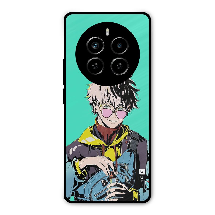 Cool Gojo Metal Back Case for Realme P1 Pro