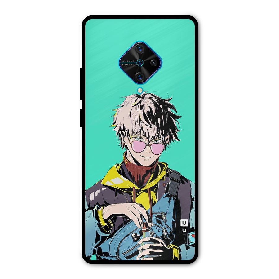Cool Gojo Metal Back Case for Vivo S1 Pro