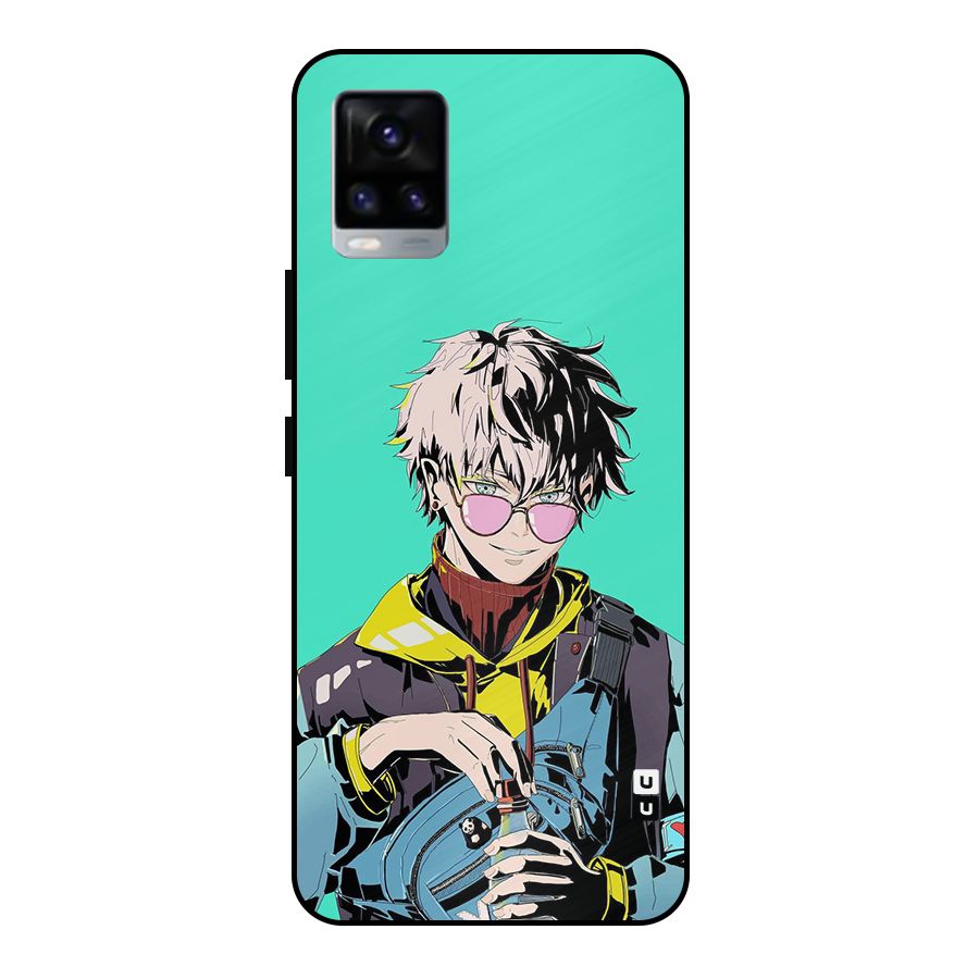 Cool Gojo Metal Back Case for Vivo V20
