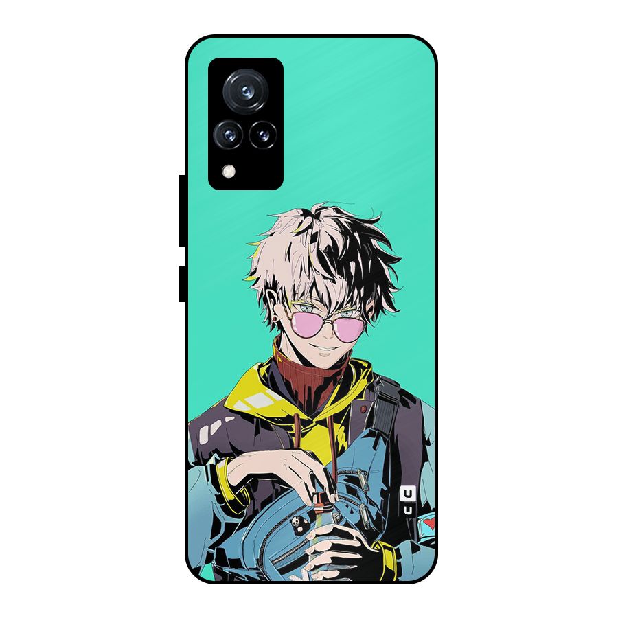 Cool Gojo Metal Back Case for Vivo V21 5G