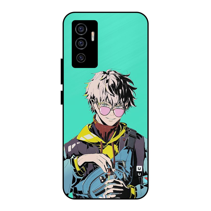 Cool Gojo Metal Back Case for Vivo V23e