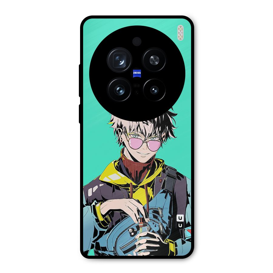 Cool Gojo Metal Back Case for Vivo X200 Pro