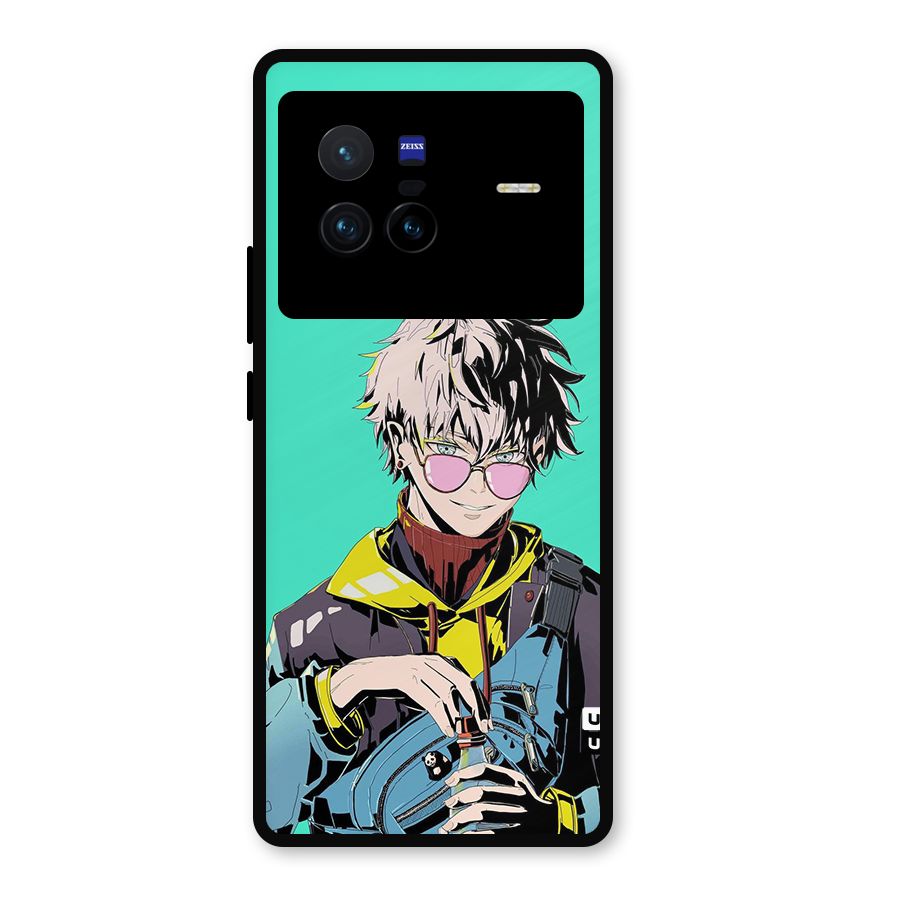 Cool Gojo Metal Back Case for Vivo X80