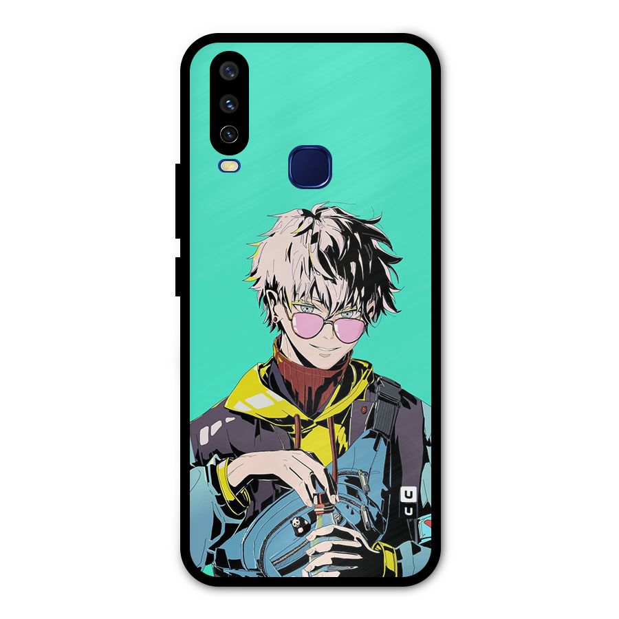 Cool Gojo Metal Back Case for Vivo Y15